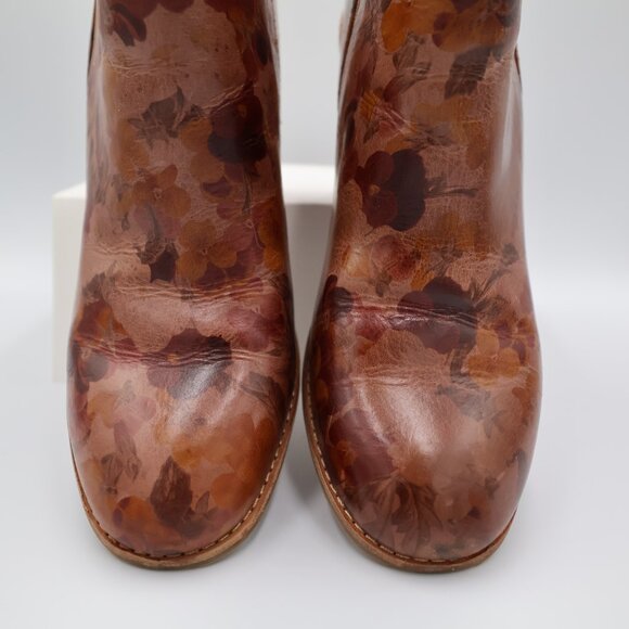 Sofft Sacora Leather Ankle Boots Booties Blush Floral Women’s Size 9.5 M Autumn - Picture 5 of 10